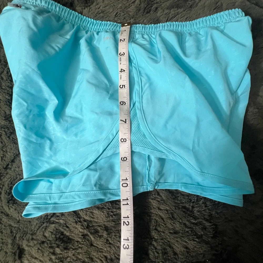Nike Women’s Aqua Athletic Shorts - Picture 3 of 5